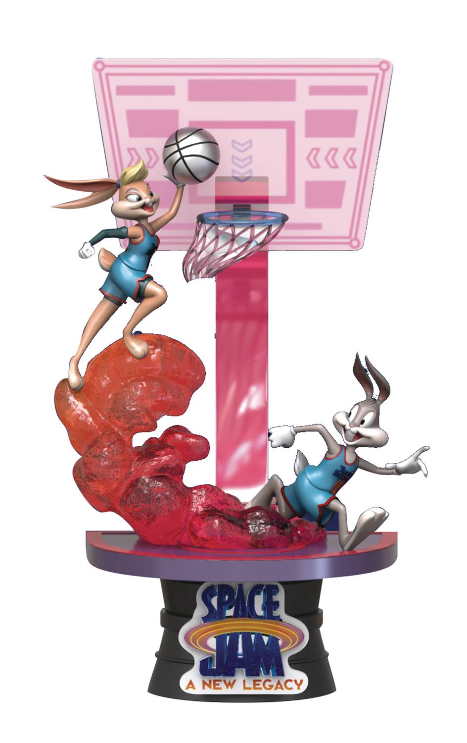 BEAST KINGDOM - SPACE JAM A NEW LEGACY: LOLA BUNNY & BUGS BUNNY DIORAMA STAGE 6" STATUE
