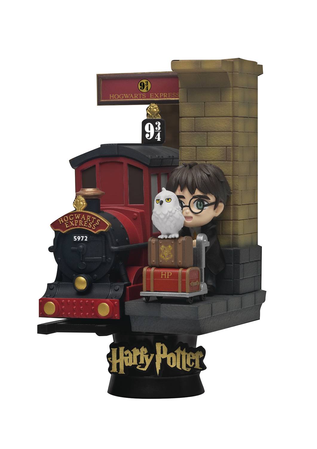 BEAST KINGDOM - HARRY POTTER - PLATFORM 9 3/4 DIORAMA STAGE 6” STATUE