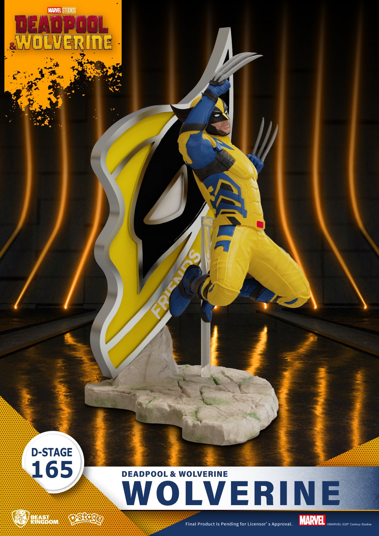 BEAST KINGDOM - DEADPOOL & WOLVERINE DS-165 WOLVERINE (Pre-Order Ships May 2025)