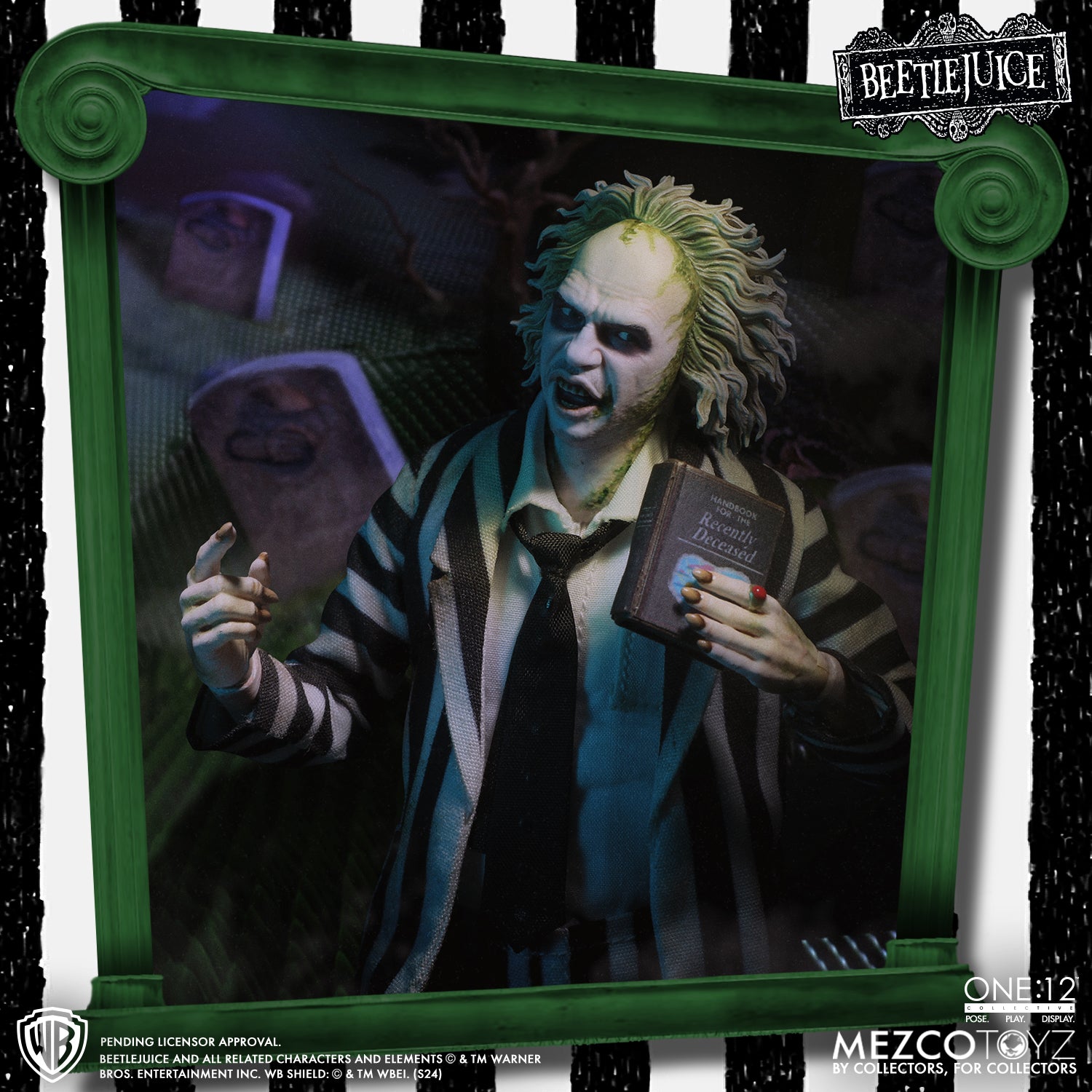 One:12 Collective - Beetlejuice Deluxe Edition Figure (Pre-Order Ships June-Aug 2025)