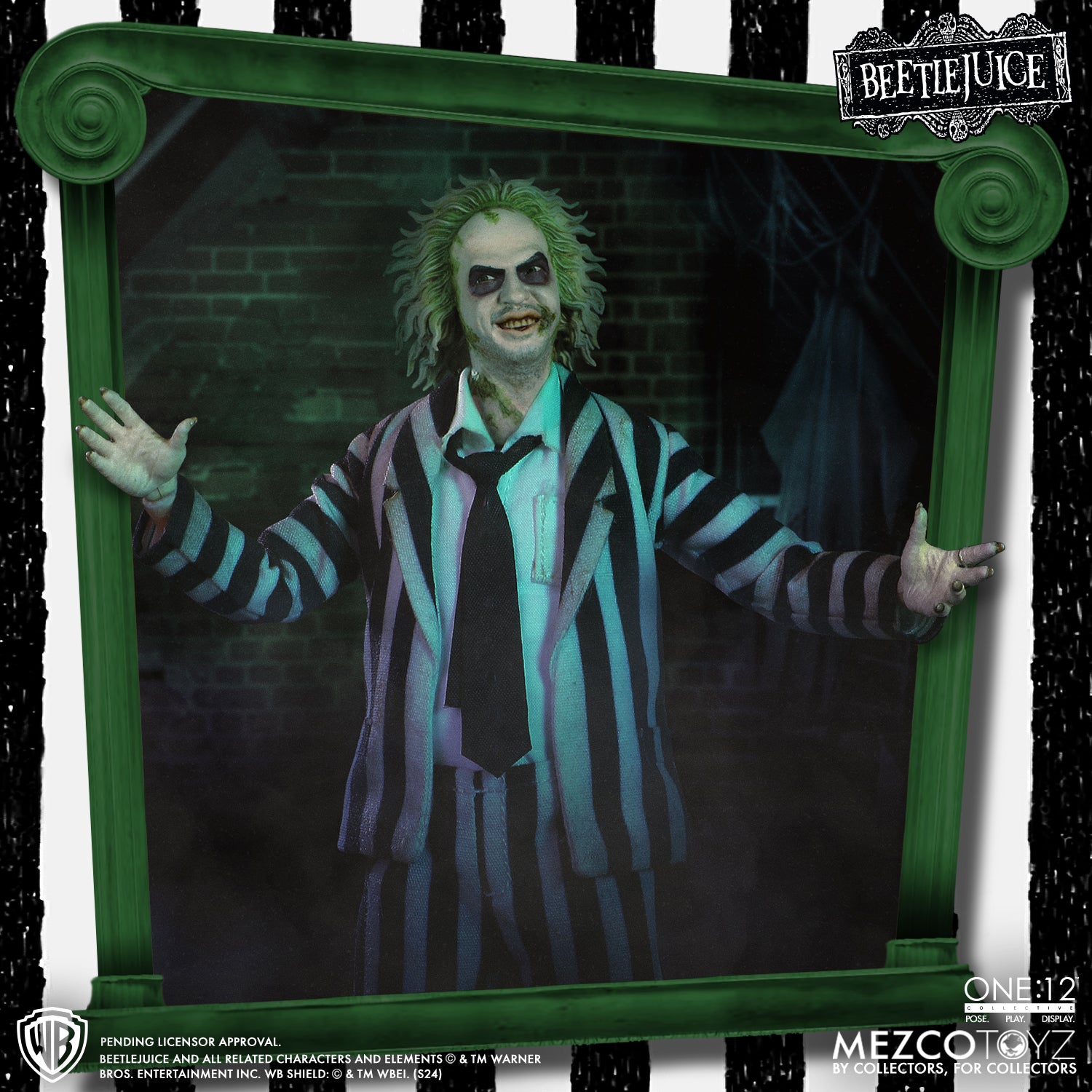 One:12 Collective - Beetlejuice Deluxe Edition Figure (Pre-Order Ships June-Aug 2025)