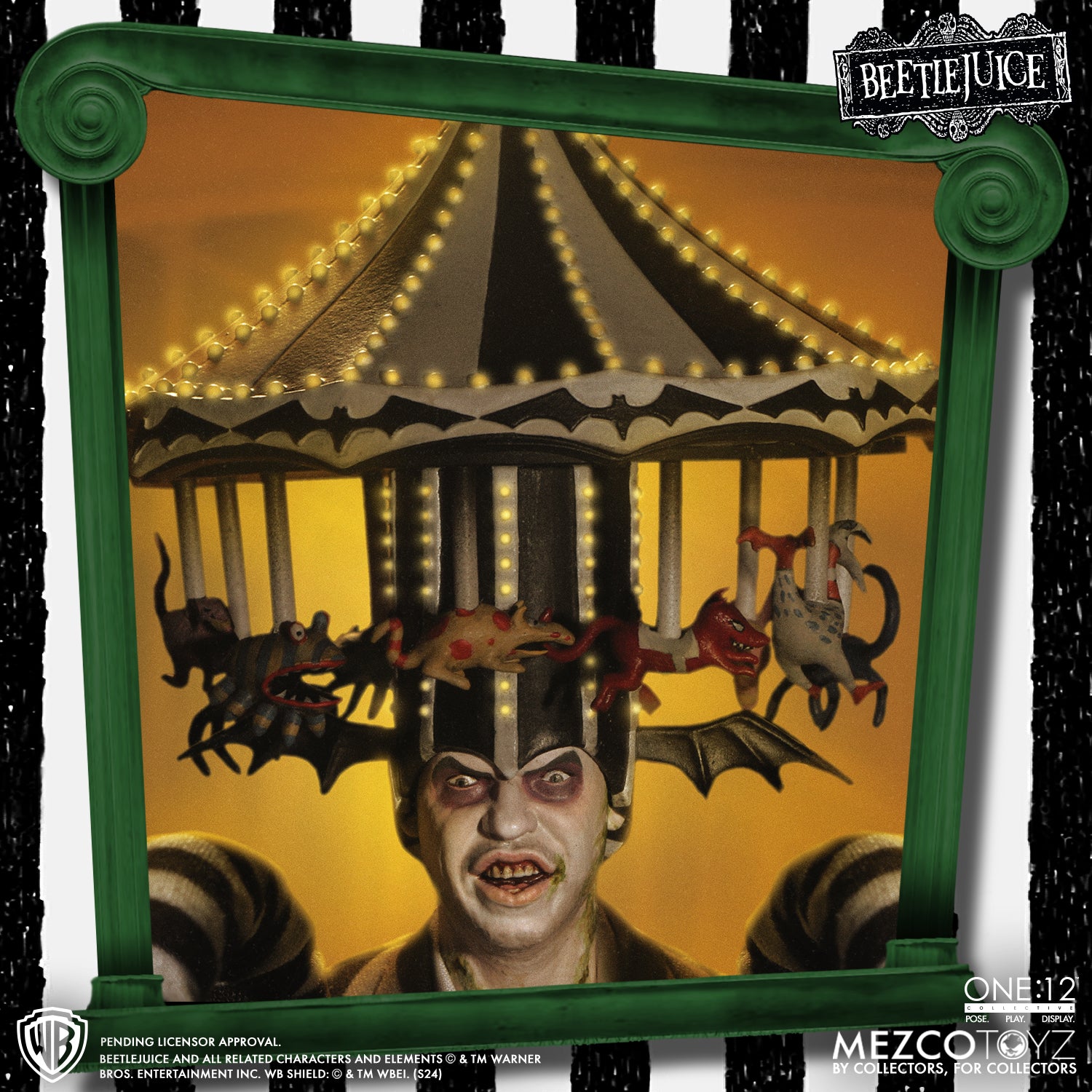 One:12 Collective - Beetlejuice Deluxe Edition Figure (Pre-Order Ships June-Aug 2025)