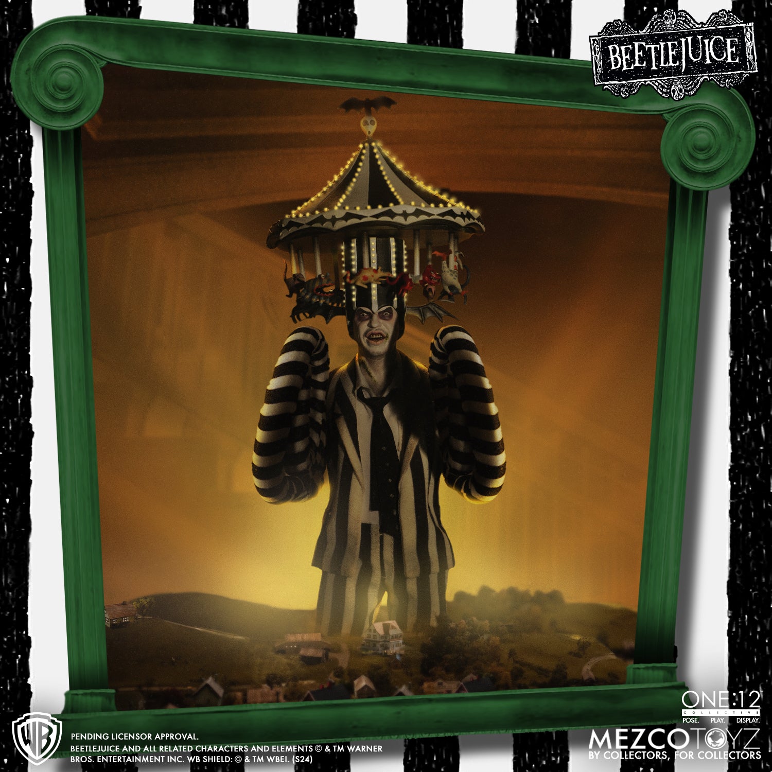 One:12 Collective - Beetlejuice Deluxe Edition Figure (Pre-Order Ships June-Aug 2025)