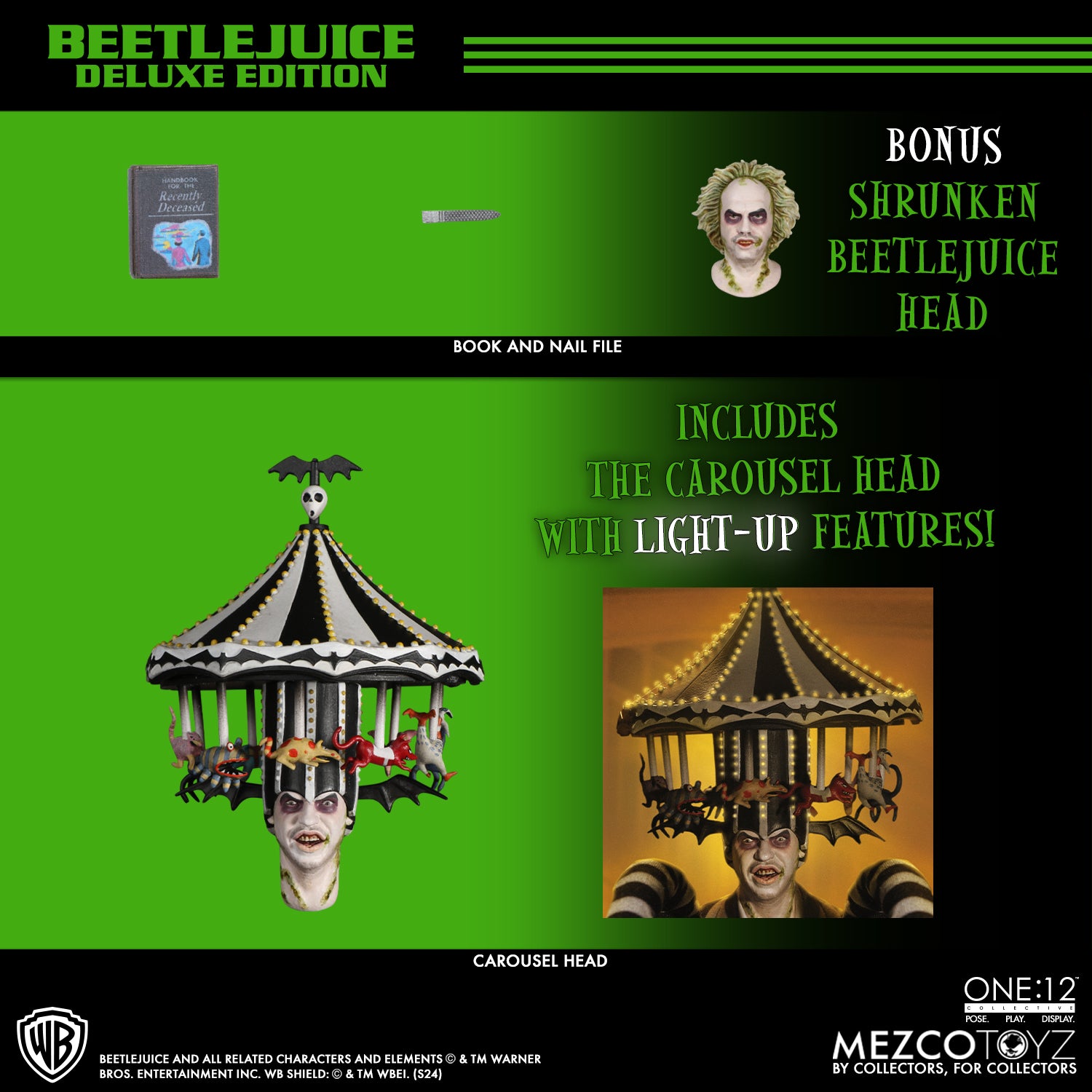 One:12 Collective - Beetlejuice Deluxe Edition Figure (Pre-Order Ships June-Aug 2025)