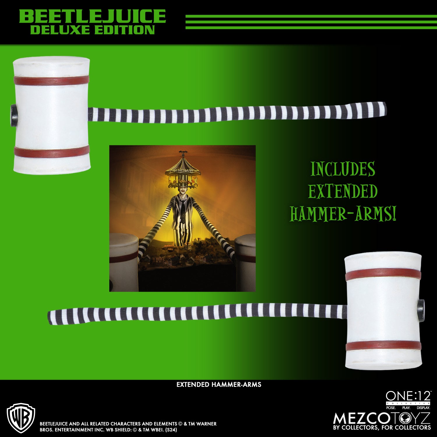 One:12 Collective - Beetlejuice Deluxe Edition Figure (Pre-Order Ships June-Aug 2025)