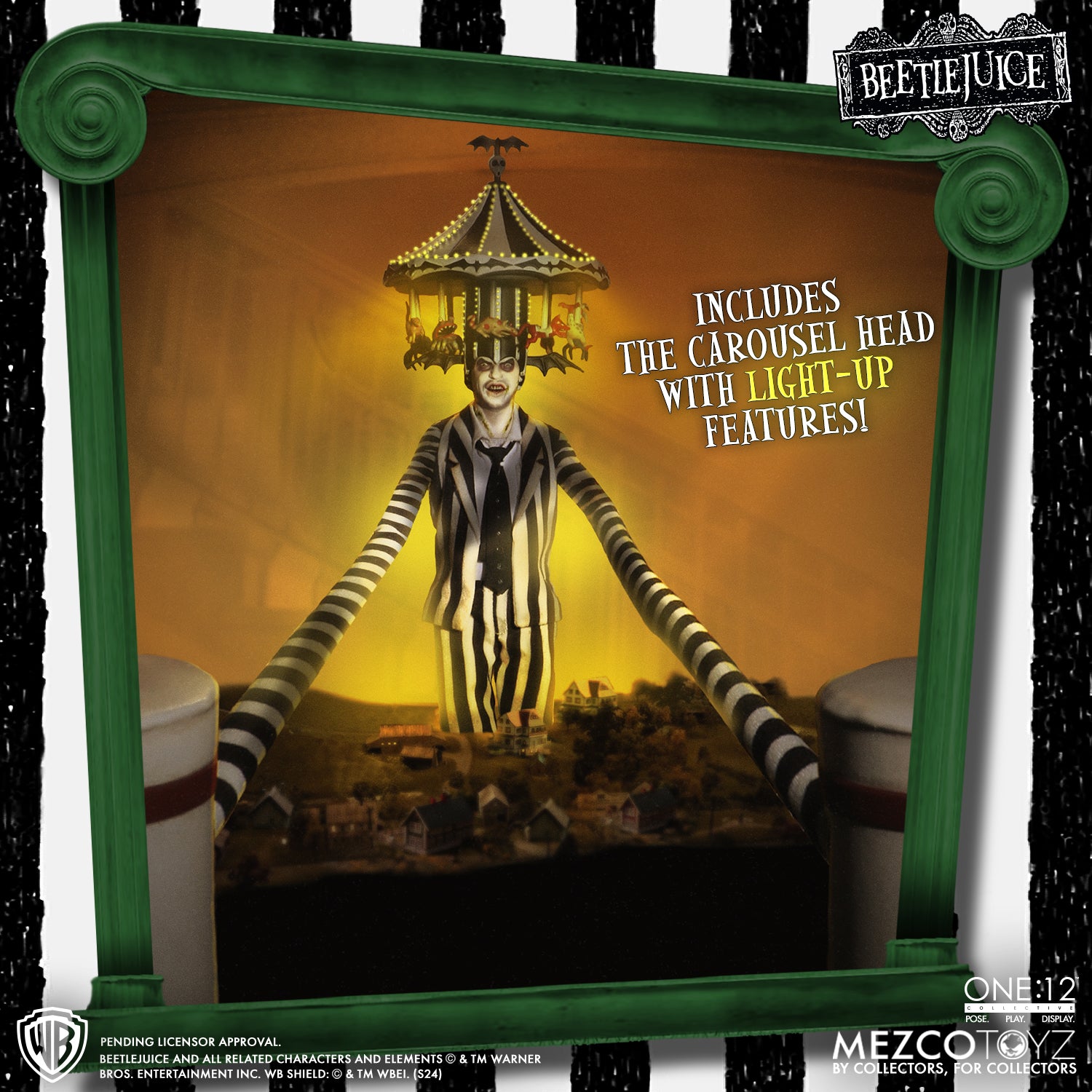 One:12 Collective - Beetlejuice Deluxe Edition Figure (Pre-Order Ships June-Aug 2025)