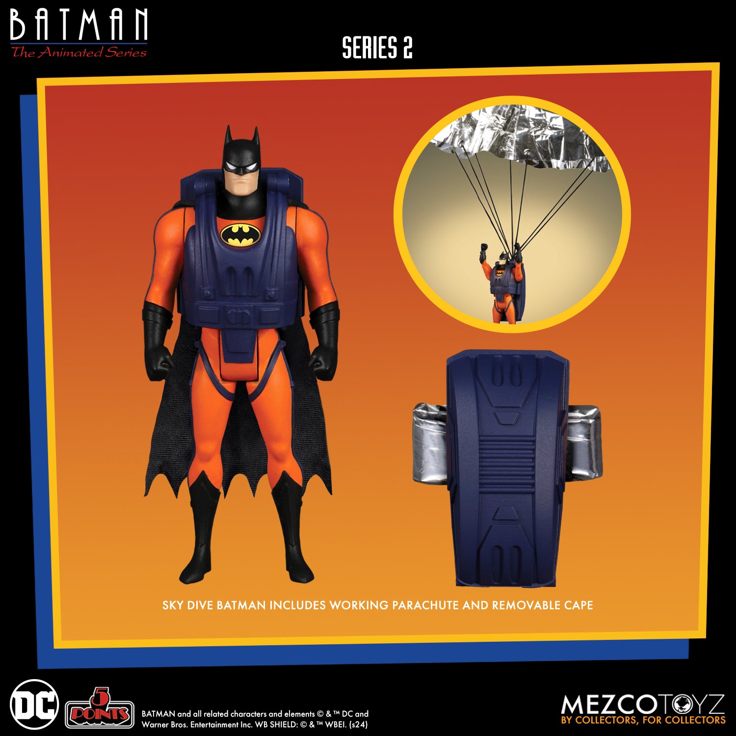 5 Points - Batman: The Animated Series - Series 2 Set of 4 Action Figures (Pre-Order Ships August 2025)