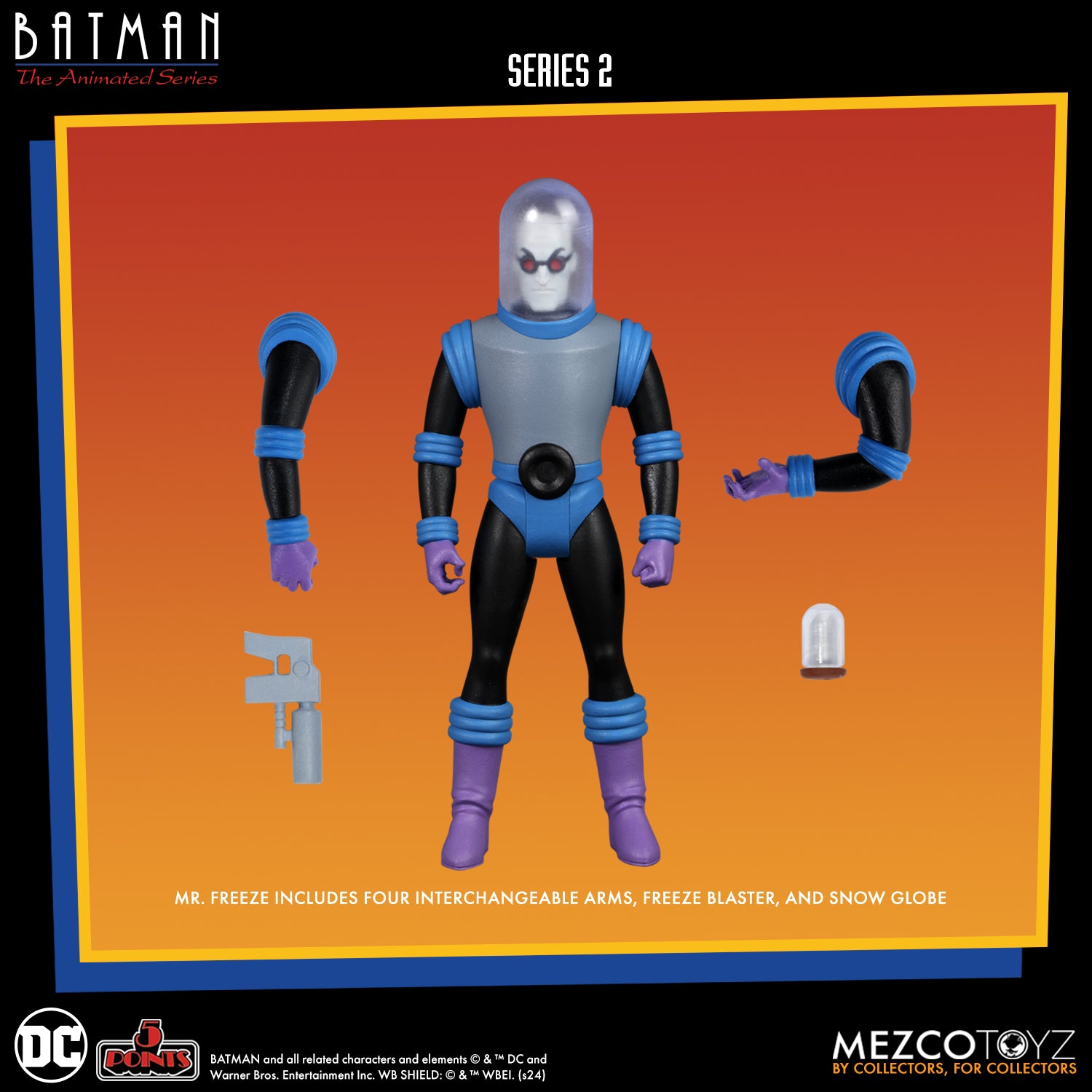 5 Points - Batman: The Animated Series - Series 2 Set of 4 Action Figures (Pre-Order Ships August 2025)
