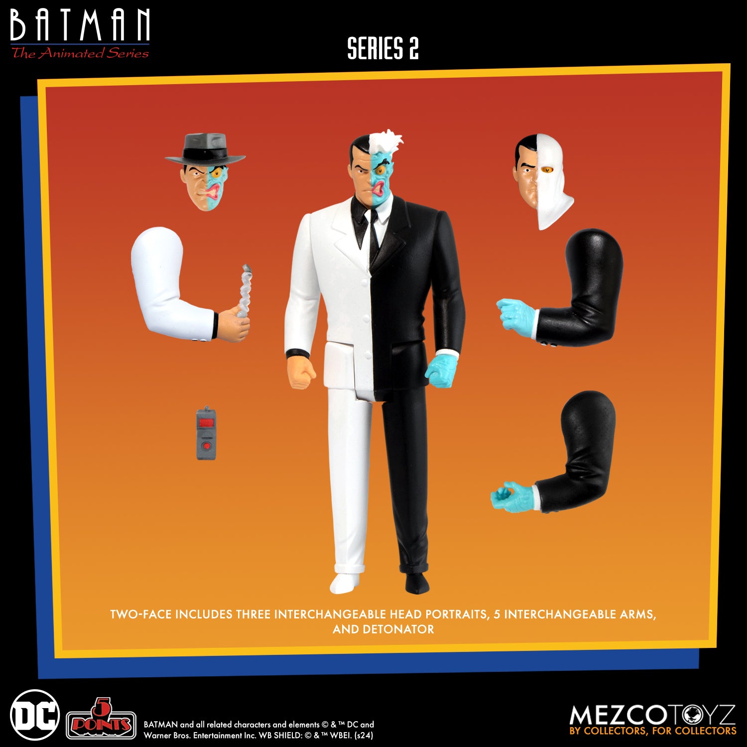 5 Points - Batman: The Animated Series - Series 2 Set of 4 Action Figures (Pre-Order Ships August 2025)