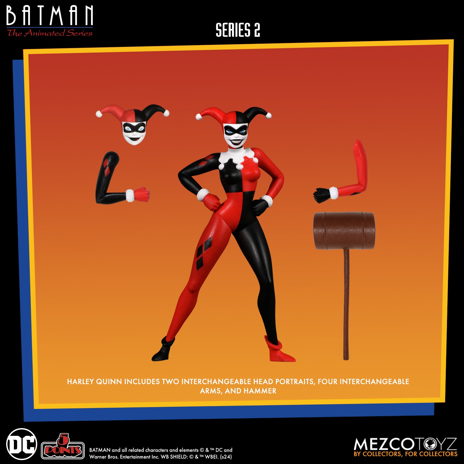 5 Points - Batman: The Animated Series - Series 2 Set of 4 Action Figures (Pre-Order Ships August 2025)