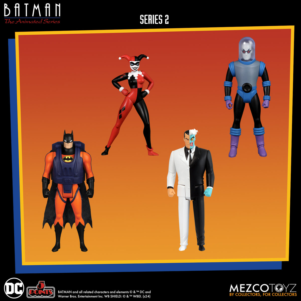 5 Points - Batman: The Animated Series - Series 2 Set of 4 Action Figures (Pre-Order Ships August 2025)
