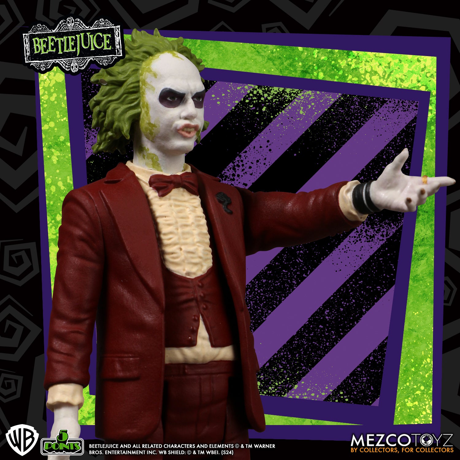 5 Points - Beetlejuice Set of 2 Action Figures (Pre-Order Ships July-Sept 2025)
