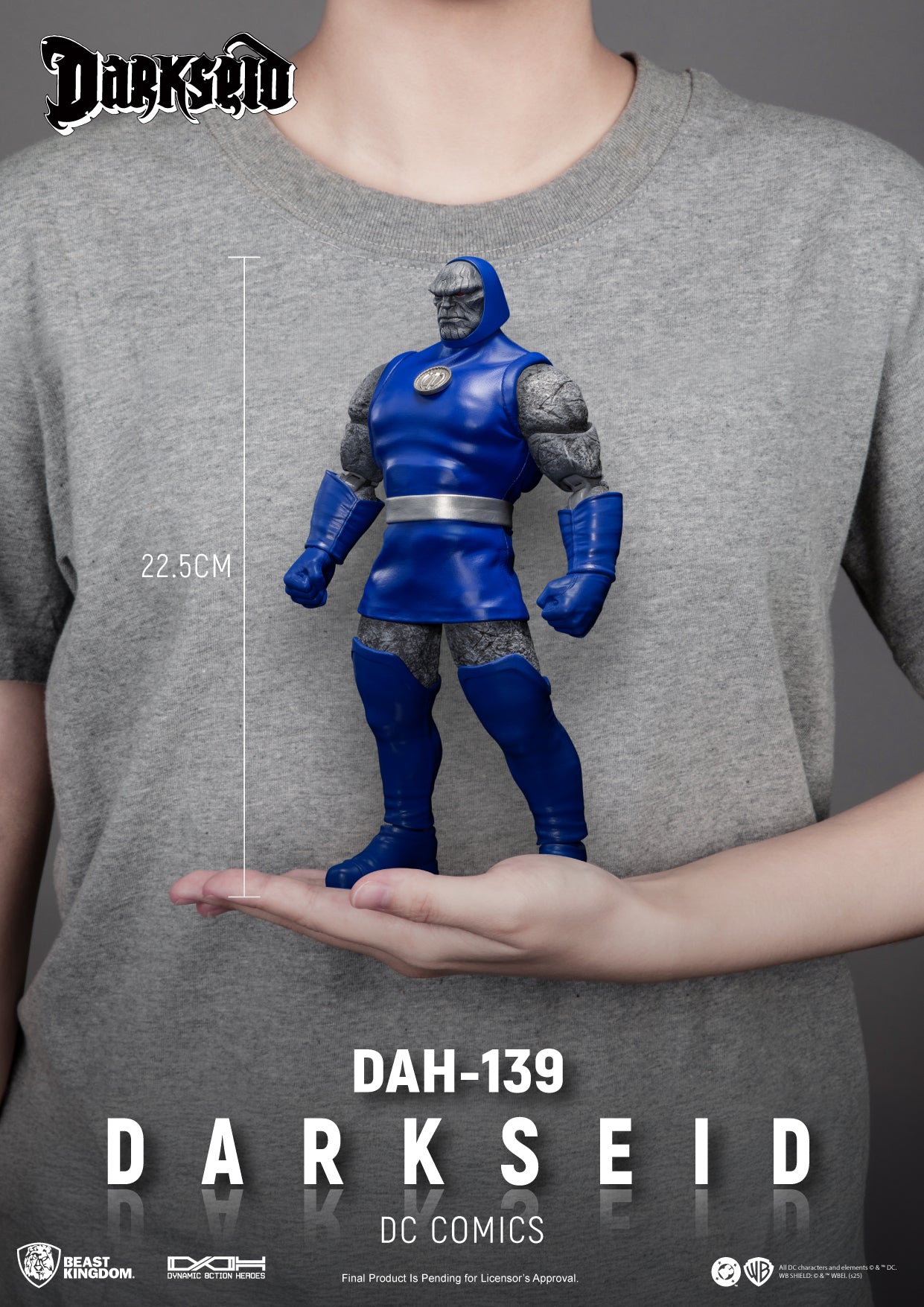 BEAST KINGDOM - DC Comics DARKSEID DYNAMIC 8CTION HEROES FIGURE (Pre-Order Ships Nov 2025)