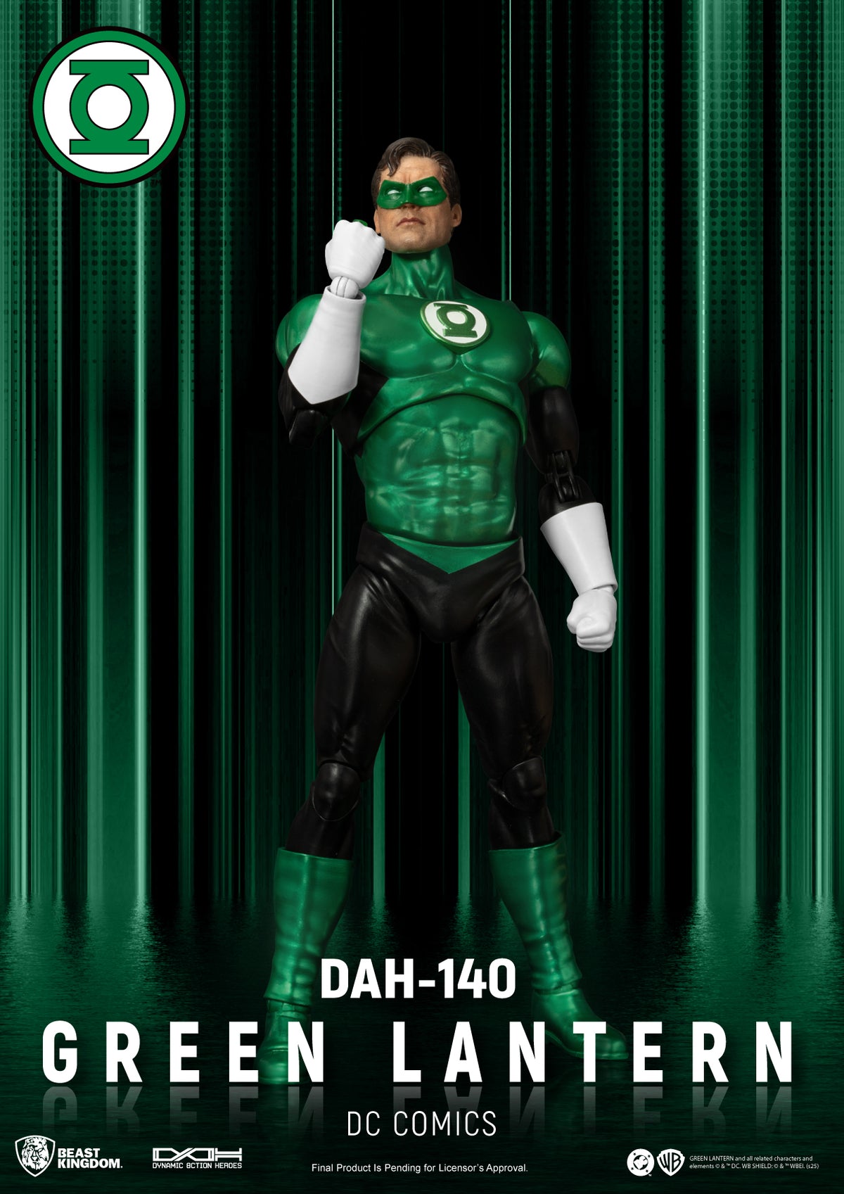 BEAST KINGDOM - DC Comics GREEN LANTERN DYNAMIC 8CTION HEROES FIGURE (Pre-Order Ships Nov 2025)