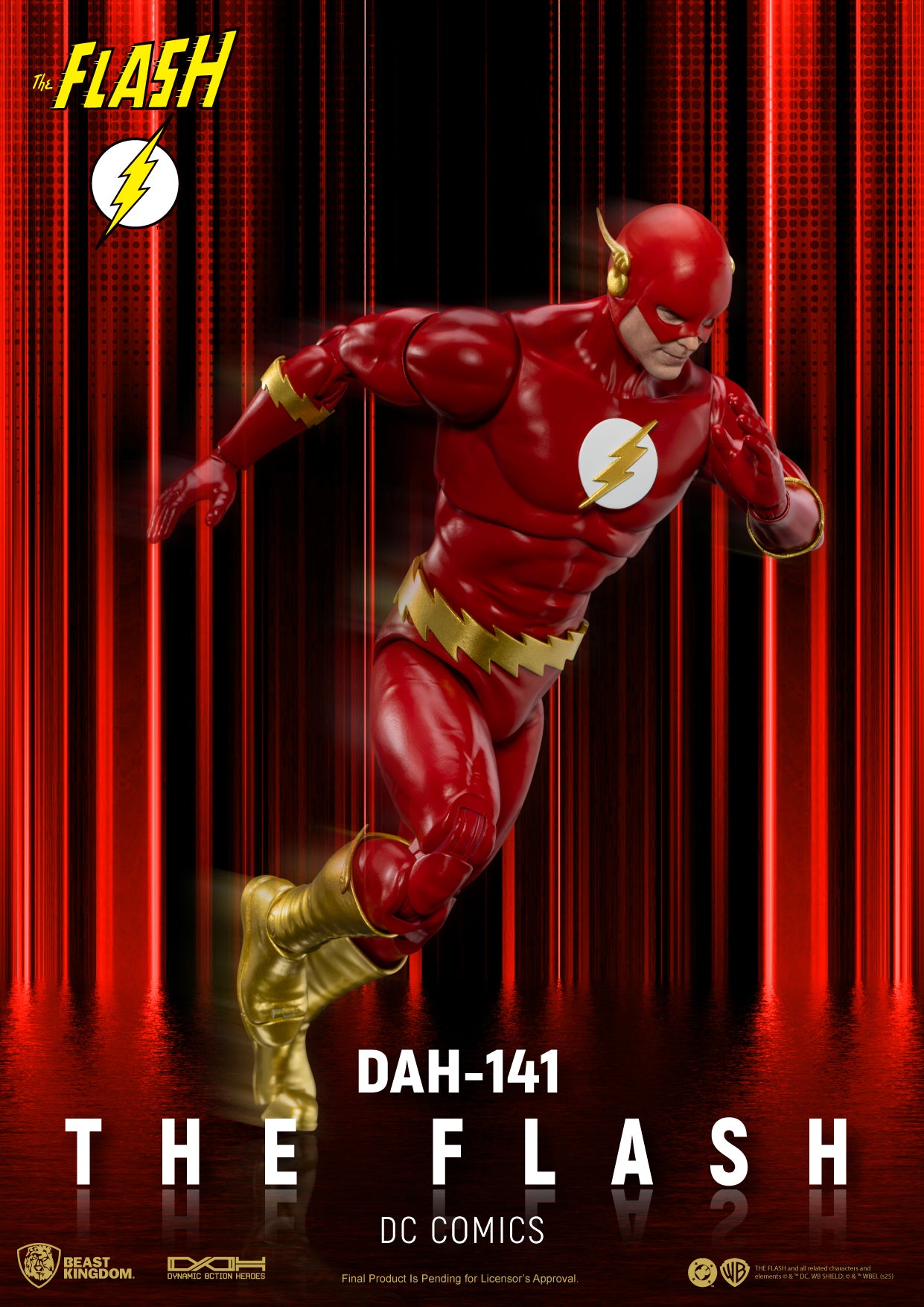 BEAST KINGDOM - DC Comics THE FLASH DYNAMIC 8CTION HEROES FIGURE (Pre-Order Ships Nov 2025)