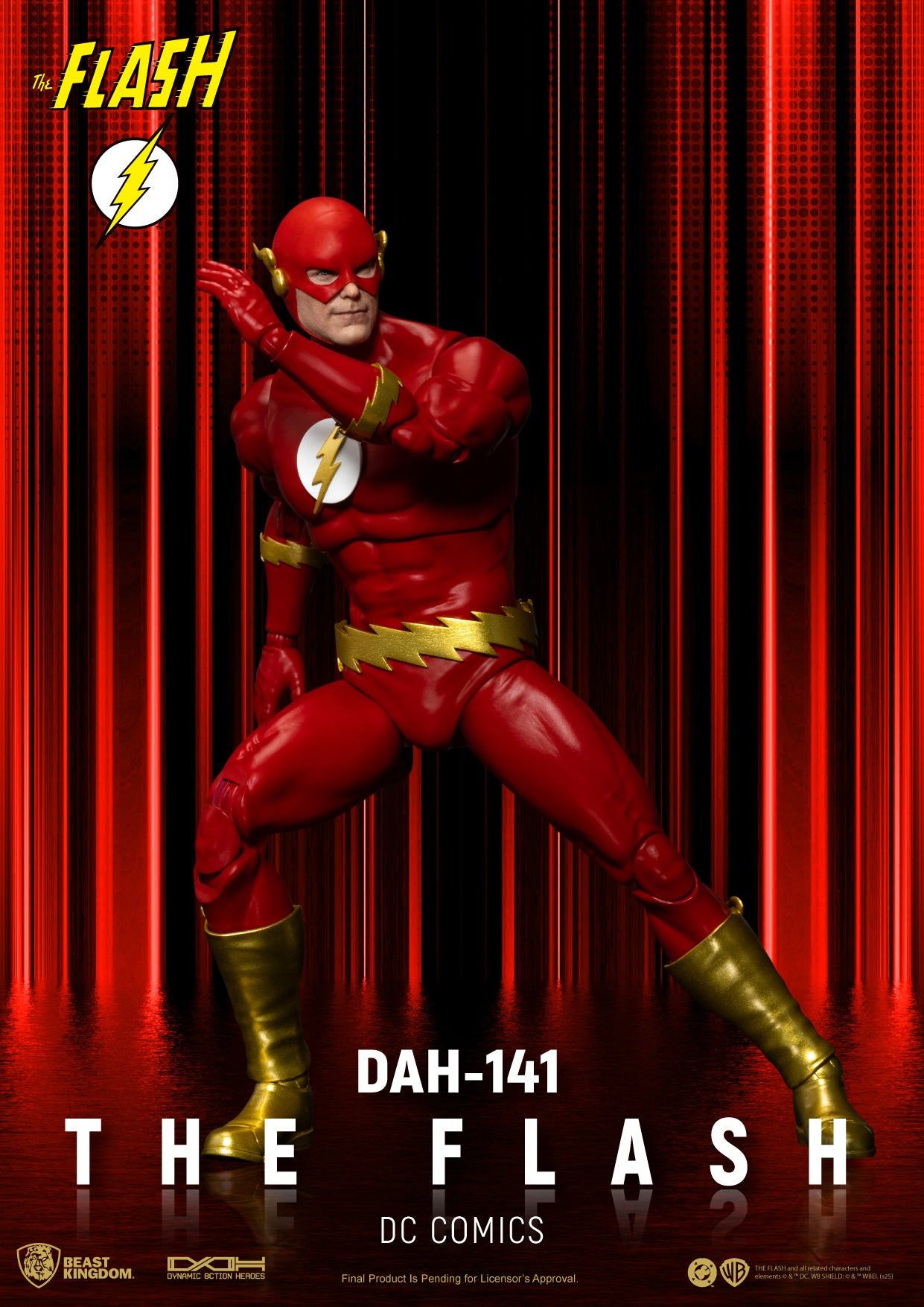 BEAST KINGDOM - DC Comics THE FLASH DYNAMIC 8CTION HEROES FIGURE (Pre-Order Ships Nov 2025)