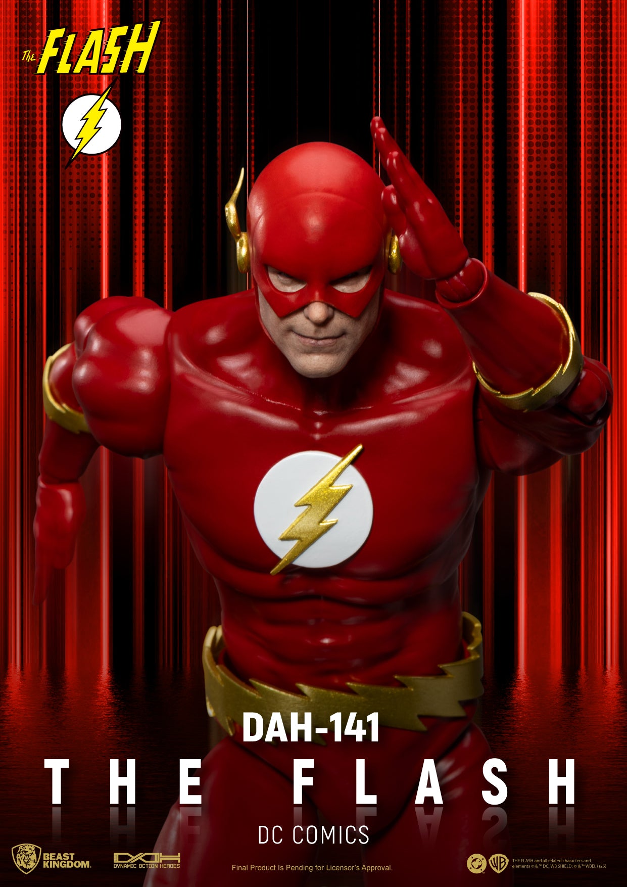 BEAST KINGDOM - DC Comics THE FLASH DYNAMIC 8CTION HEROES FIGURE (Pre-Order Ships Nov 2025)