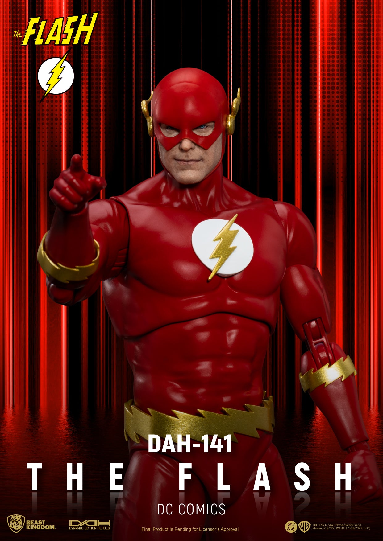 BEAST KINGDOM - DC Comics THE FLASH DYNAMIC 8CTION HEROES FIGURE (Pre-Order Ships Nov 2025)