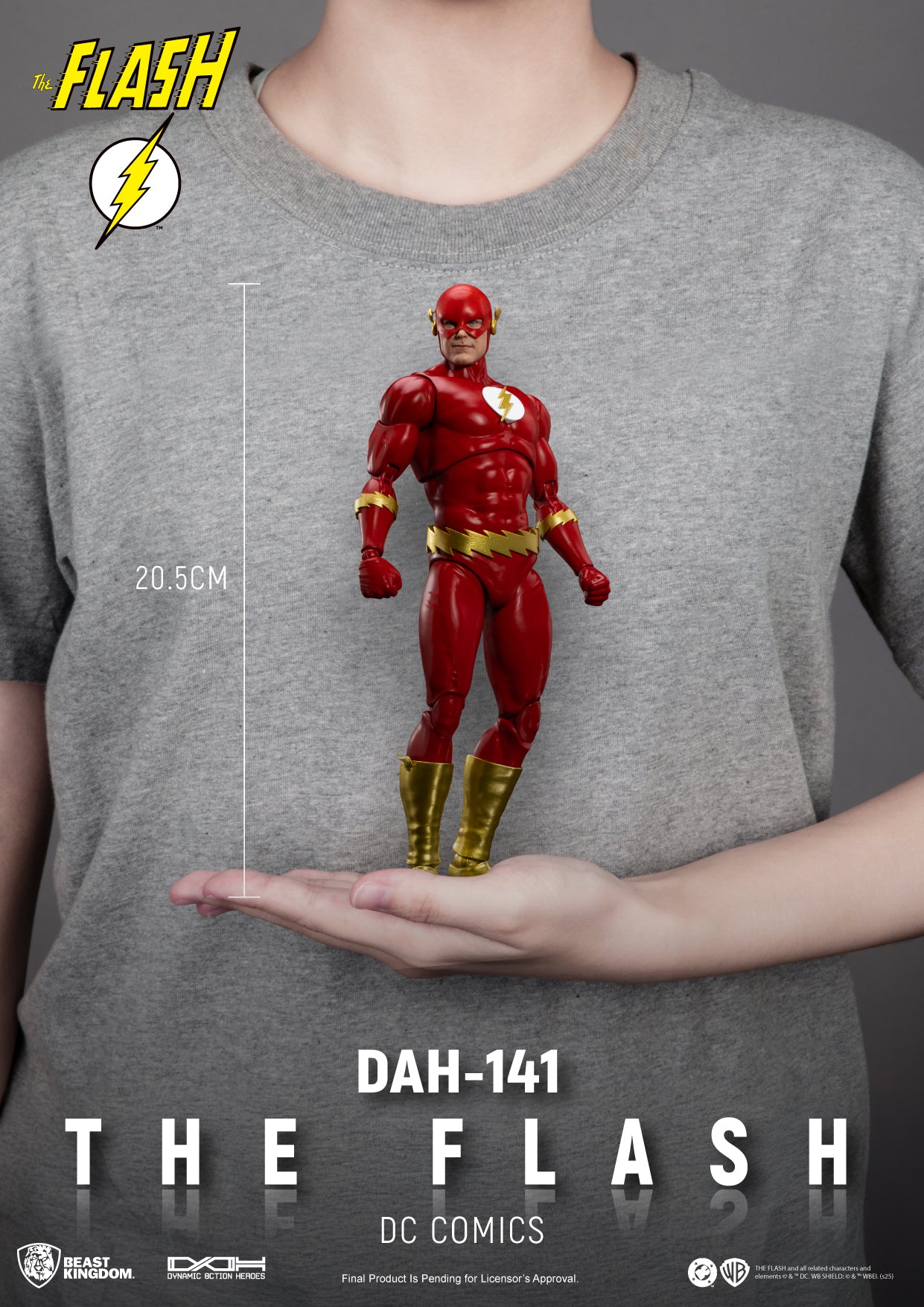 BEAST KINGDOM - DC Comics THE FLASH DYNAMIC 8CTION HEROES FIGURE (Pre-Order Ships Nov 2025)