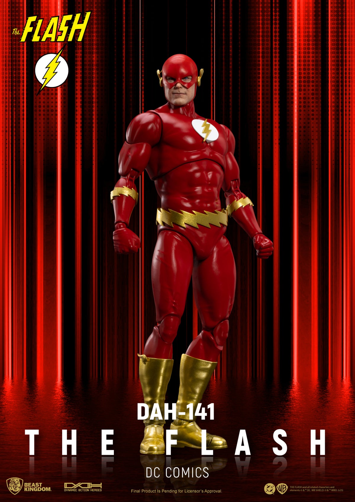 BEAST KINGDOM - DC Comics THE FLASH DYNAMIC 8CTION HEROES FIGURE (Pre-Order Ships Nov 2025)