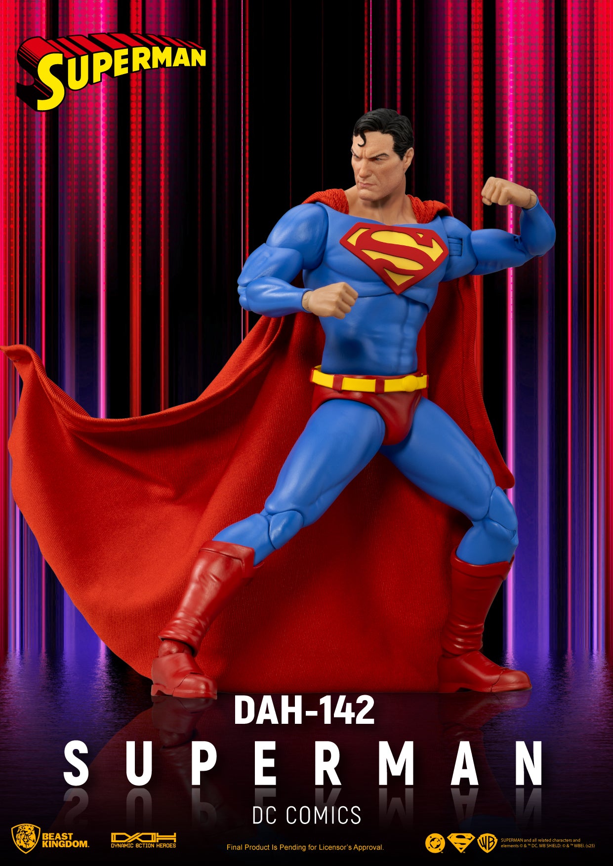 BEAST KINGDOM - DC Comics SUPERMAN DYNAMIC 8CTION HEROES FIGURE (Pre-Order Ships Nov 2025)