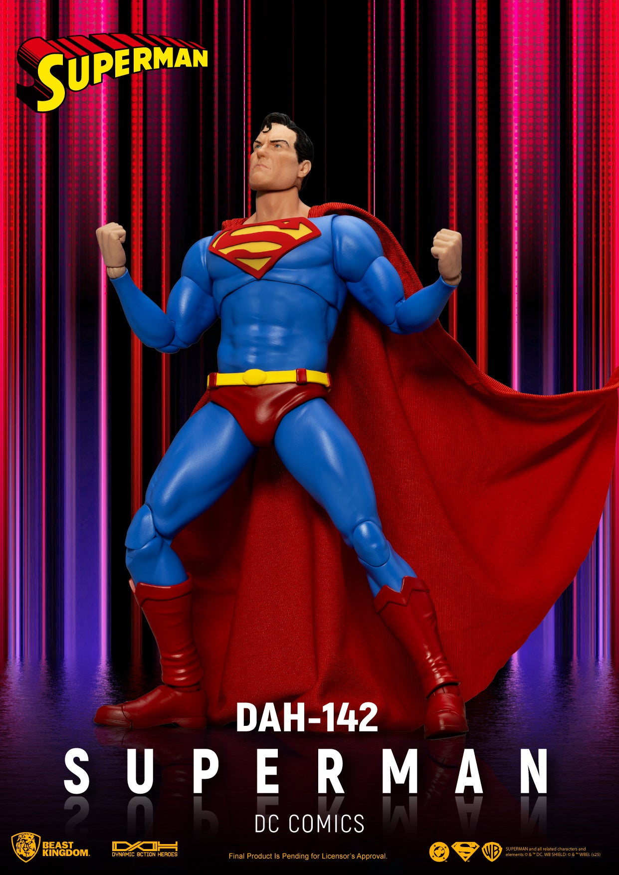 BEAST KINGDOM - DC Comics SUPERMAN DYNAMIC 8CTION HEROES FIGURE (Pre-Order Ships Nov 2025)