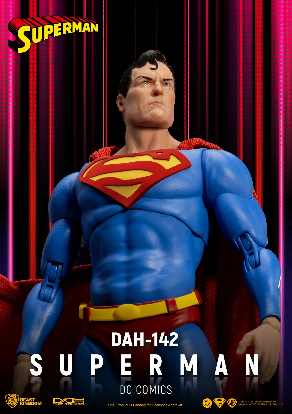 BEAST KINGDOM - DC Comics SUPERMAN DYNAMIC 8CTION HEROES FIGURE (Pre-Order Ships February 2026)