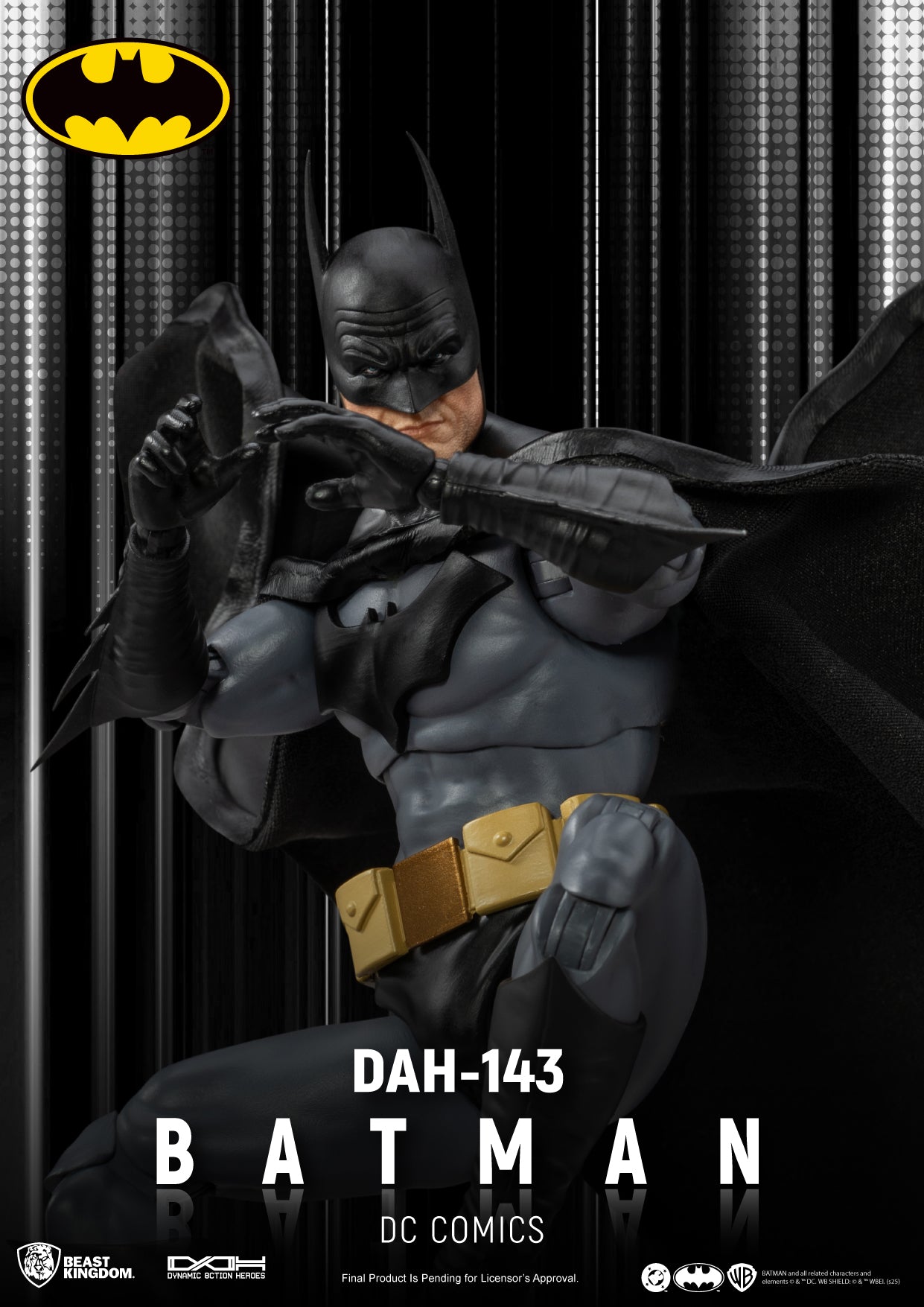 BEAST KINGDOM - DC Comics BATMAN DYNAMIC 8CTION HEROES FIGURE (Pre-Order Ships Nov 2025)