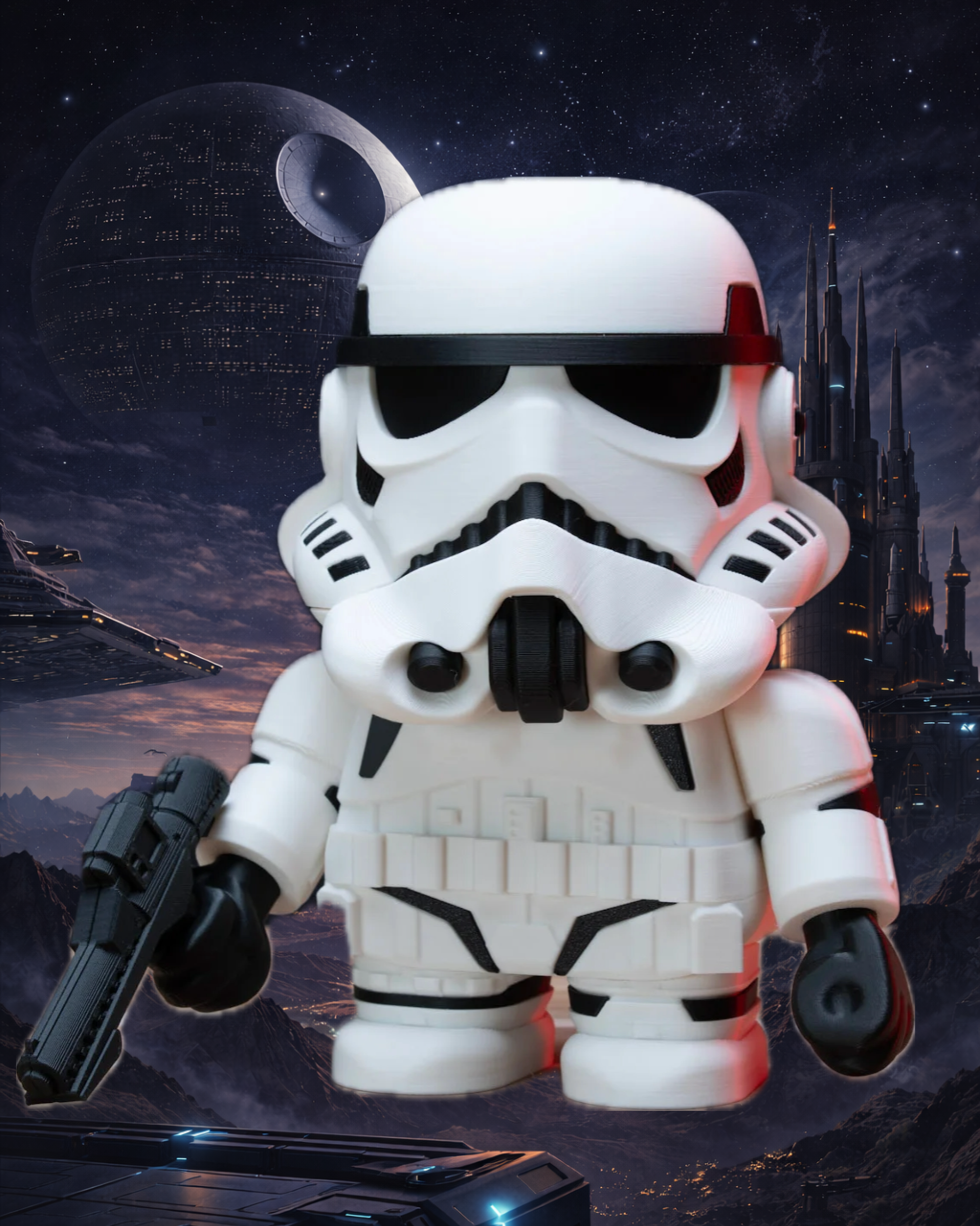 Storm Trooper 3D Printed Display Figure – Star Wars Collector Piece