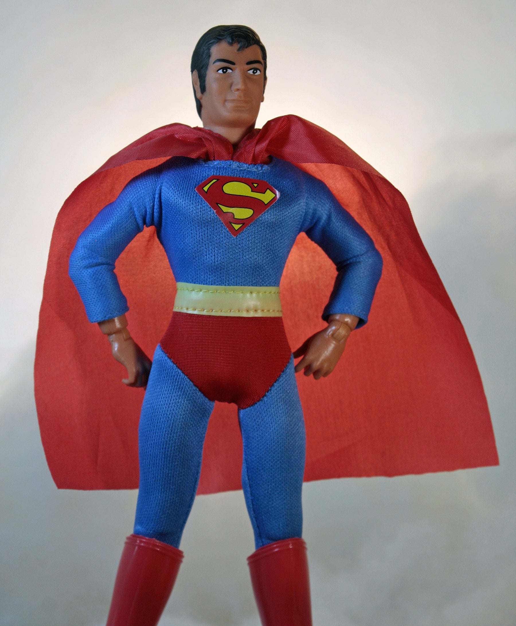Damaged Package Mego Wave 16 - Superman 50th Anniversary World's Greatest Superheroes (Classic Box) 8" Action Figure