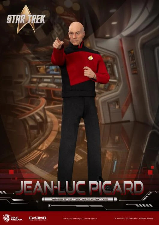 BEAST KINGDOM - Star Trek VII: Generations Dynamic 8ction Heroes DAH-129P Captain Picard Limited Edition Action Figure (Pre-Order Ships 1st Quarter 2026)
