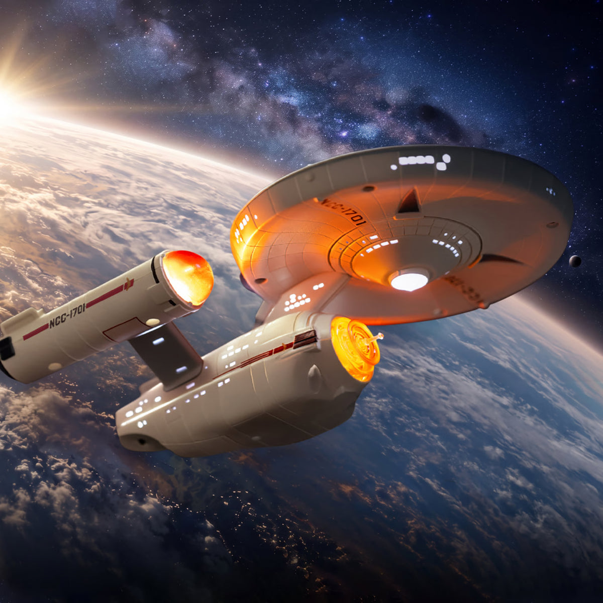 STAR TREK - EGG ATTACK FLOATING (EAF-012) - U.S.S. ENTERPRISE NCC-1701