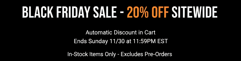 Black Friday Homepage Banner