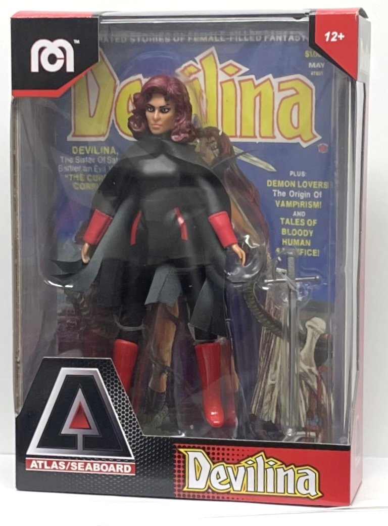 Mego - Atlas Comics - Devilina 8" Action Figure With Comic