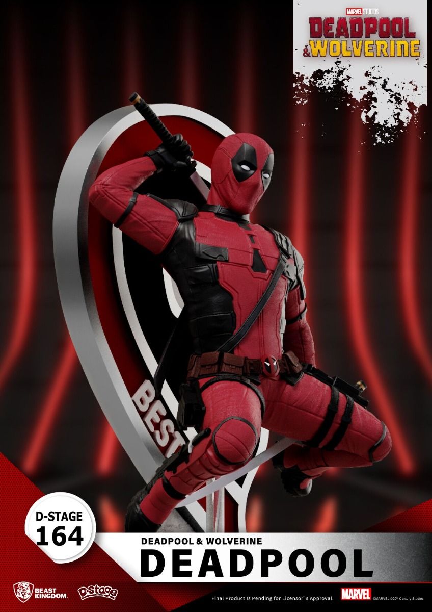 BEAST KINGDOM - DEADPOOL & WOLVERINE DS-164 DEADPOOL (Pre-Order Ships May 2025)