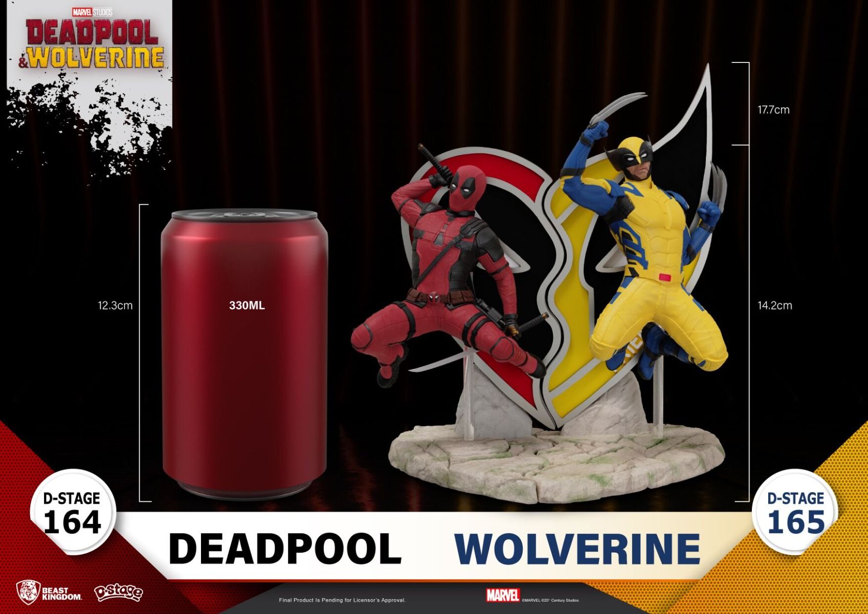 BEAST KINGDOM - DEADPOOL & WOLVERINE DS-164 DEADPOOL (Pre-Order Ships May 2025)