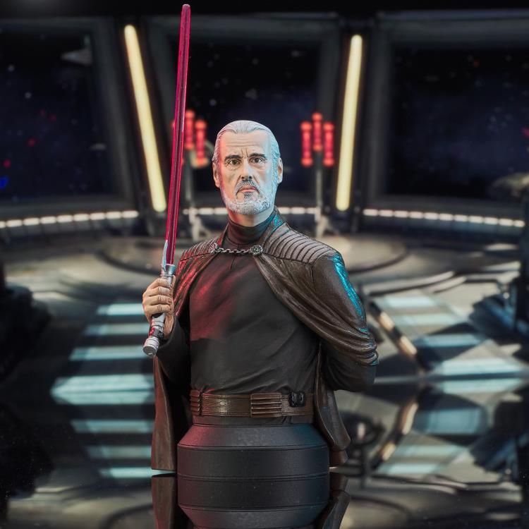 DIAMOND SELECT - Star Wars: Revenge of the Sith Count Dooku 1/6 Scale Limited Edition Bust