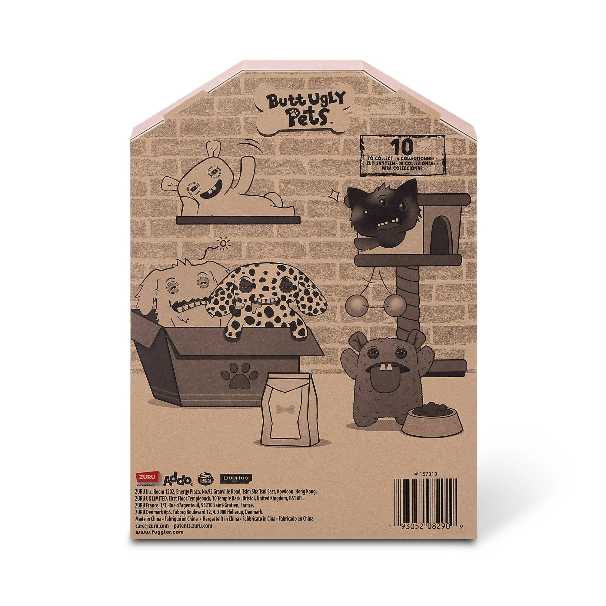 Fuggler - Butt Ugly Pets - Cheeky Chonky (Guinea Pig) - 9" Plush Figure