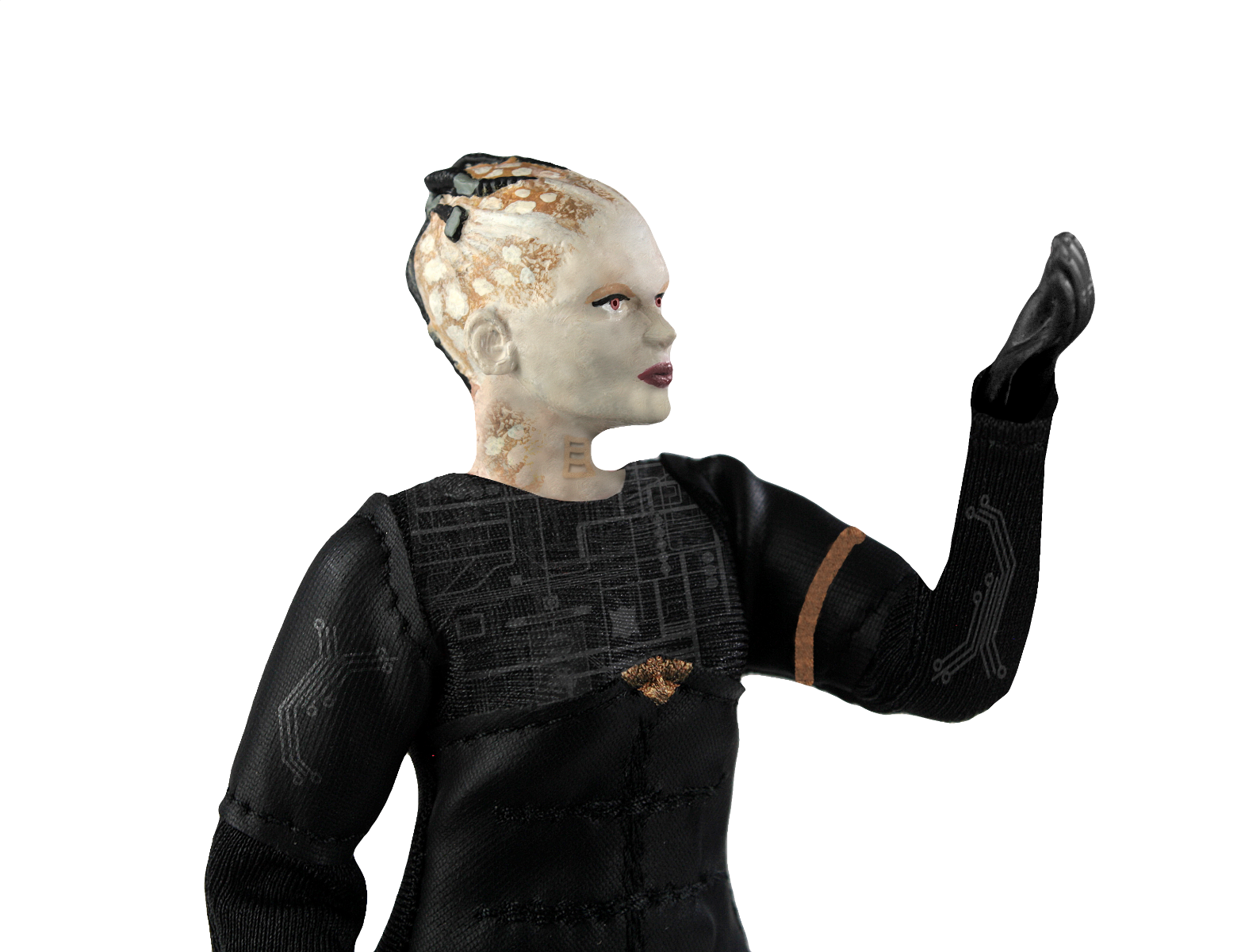 Damaged Package Mego Topps X - Star Trek - Borg Queen 8" Action Figure