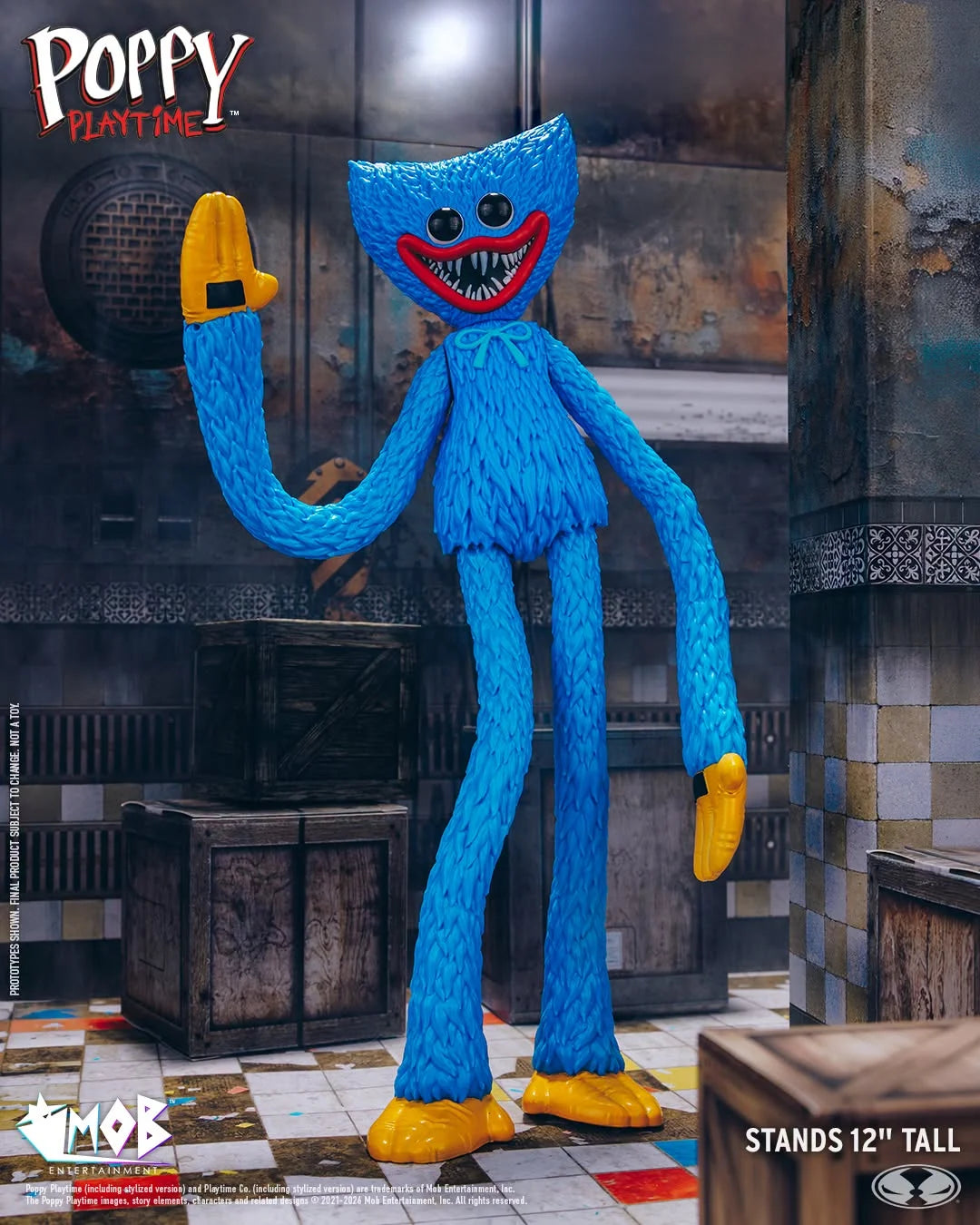 McFarlane - Poppy Playtime - Huggy Wuggy (Smile) 12" Bendable Figure