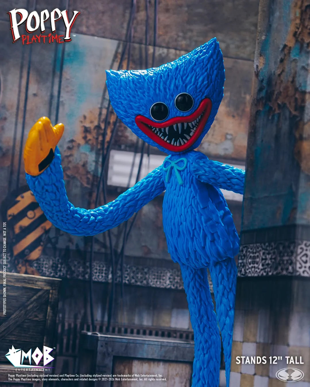 McFarlane - Poppy Playtime - Huggy Wuggy (Smile) 12" Bendable Figure