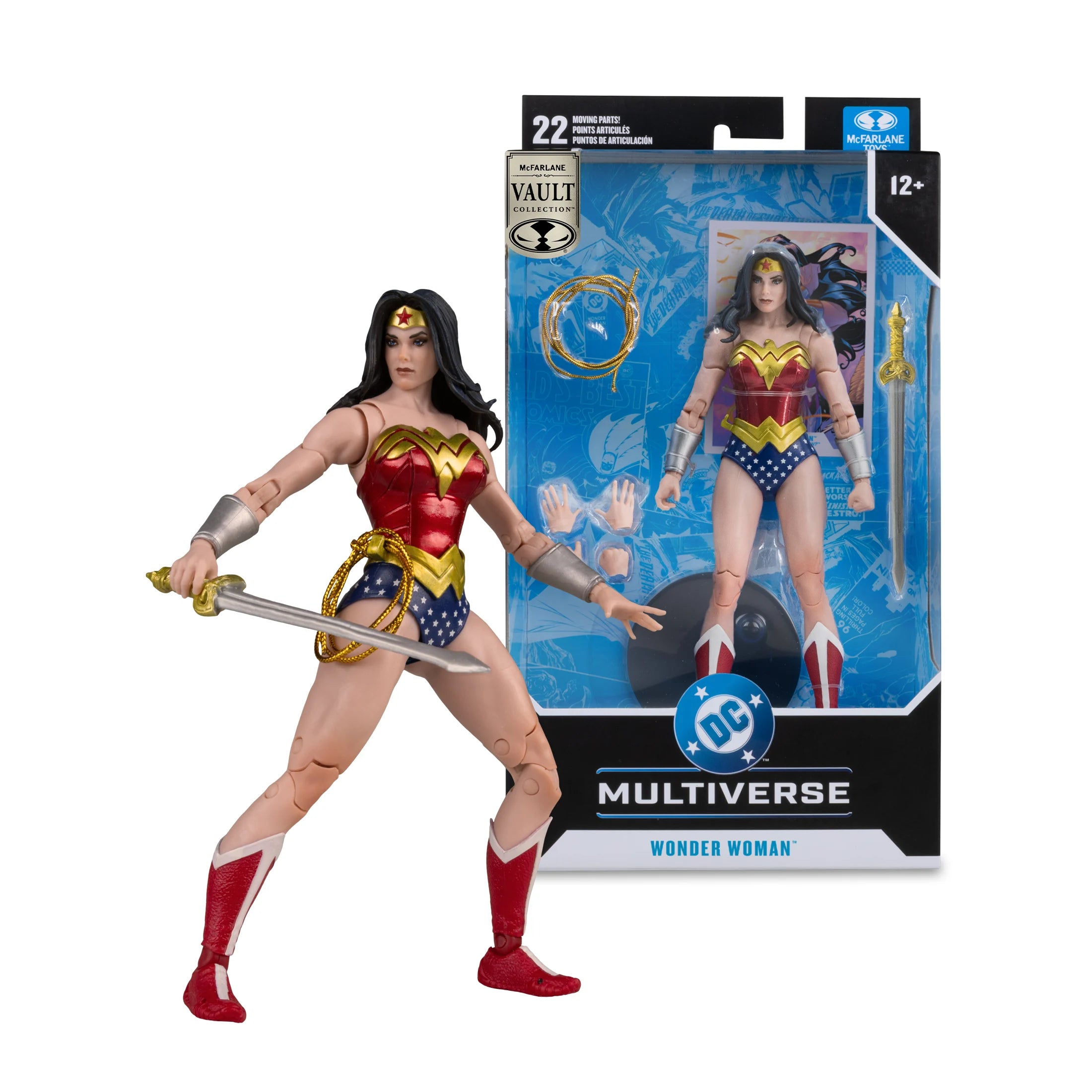 MCFARLANE VAULT COLLECTION - DC MULTIVERSE - WONDER WOMAN (CLASSIC) 7" ACTION FIGURE (Pre-Order Ships September 2026)