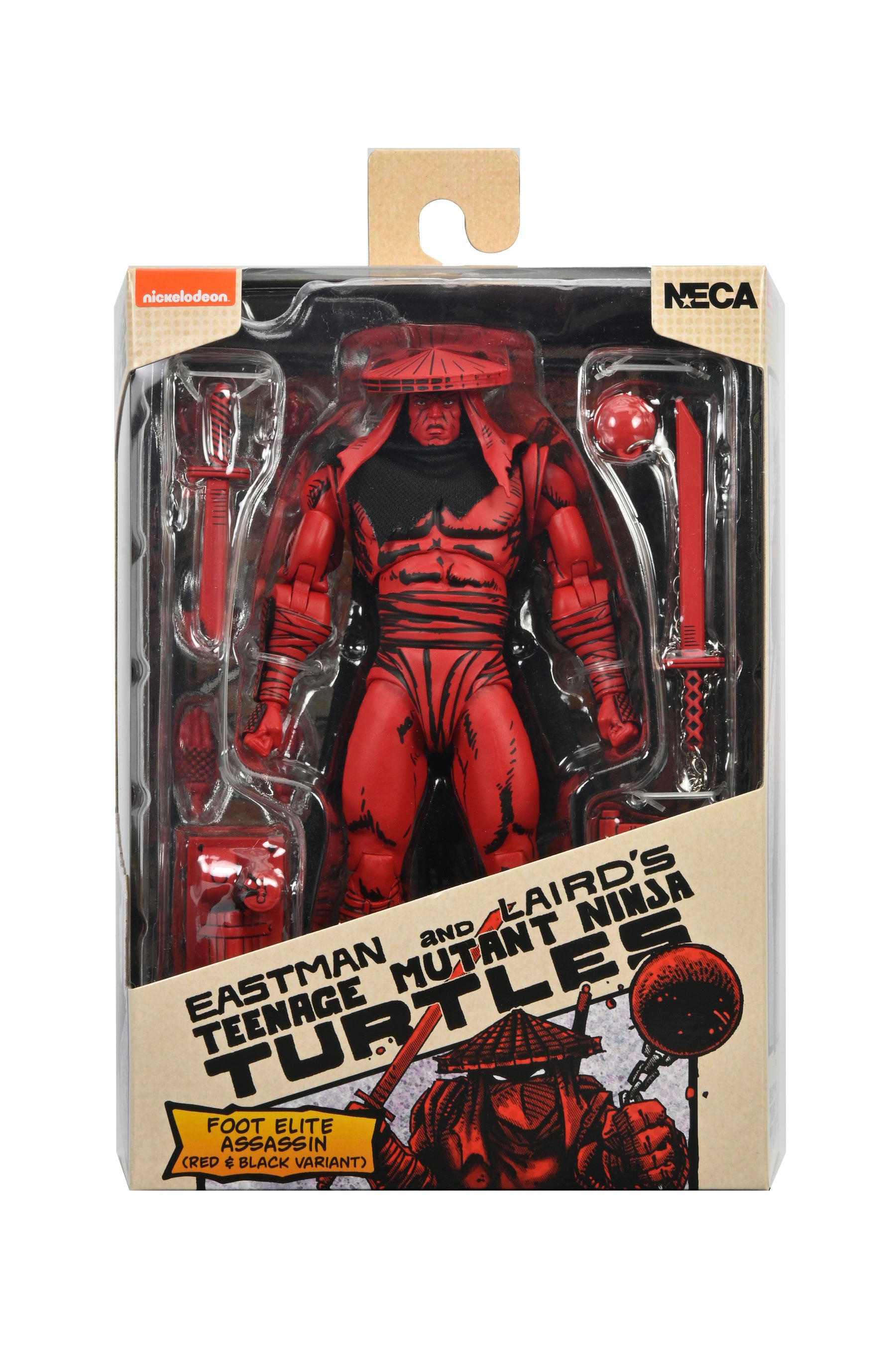 NECA - TMNT: Mirage Comics - Ultimate Foot Assassin (Red & Black Variant) 7" Scale Action Figure