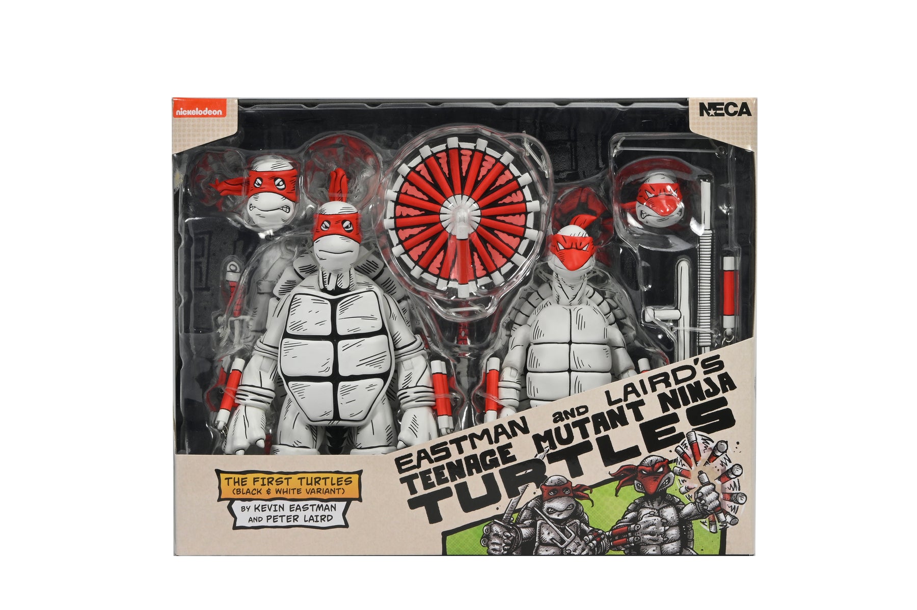 NECA - TMNT: Archie Comics - Black & White First Turtles Action Figure 2-Pack