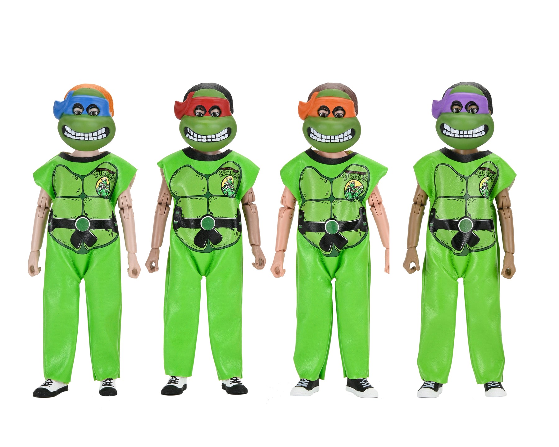 NECA - Ben Cooper Costume Kids Collection - Teenage Mutant Ninja Turtles (1987 Cartoon) Figure Set of 7 (Pre-Order Ships March 2026)
