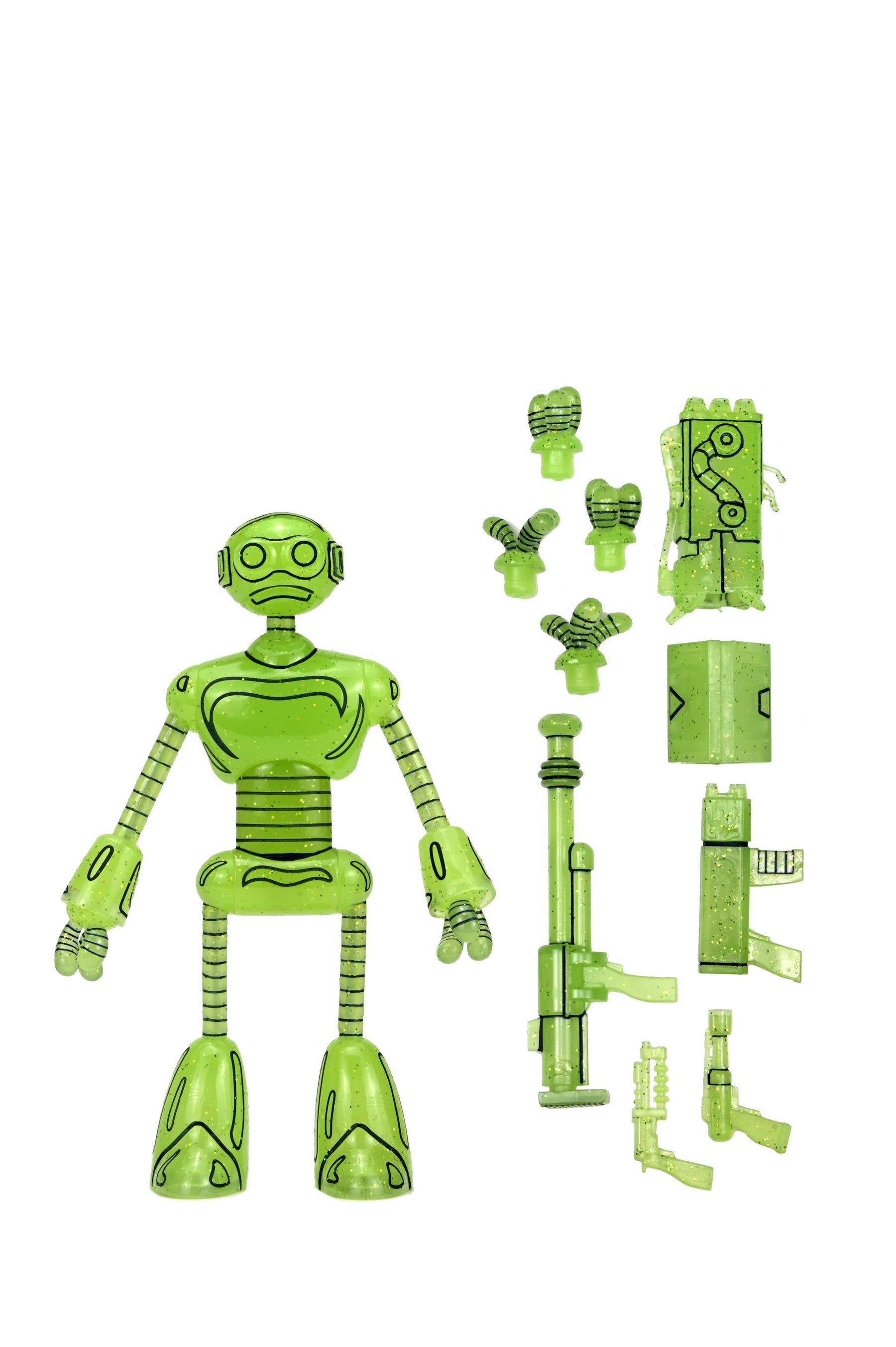NECA - TMNT: Mirage Comics - Ultimate Transmat Fugitoid GID 7" Scale Action Figure