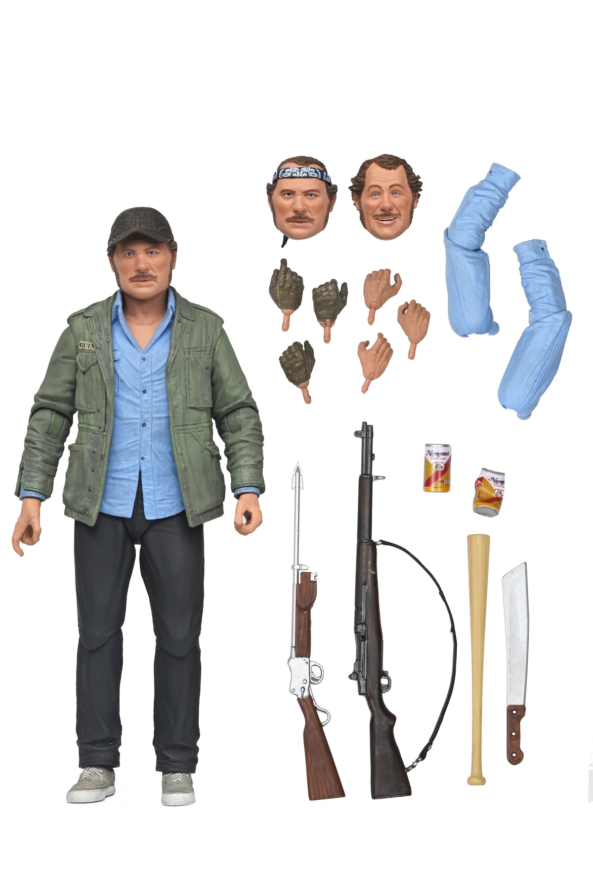 NECA - Jaws - 50th Anniversary Ultimate Sam Quint 7" Scale Action Figure