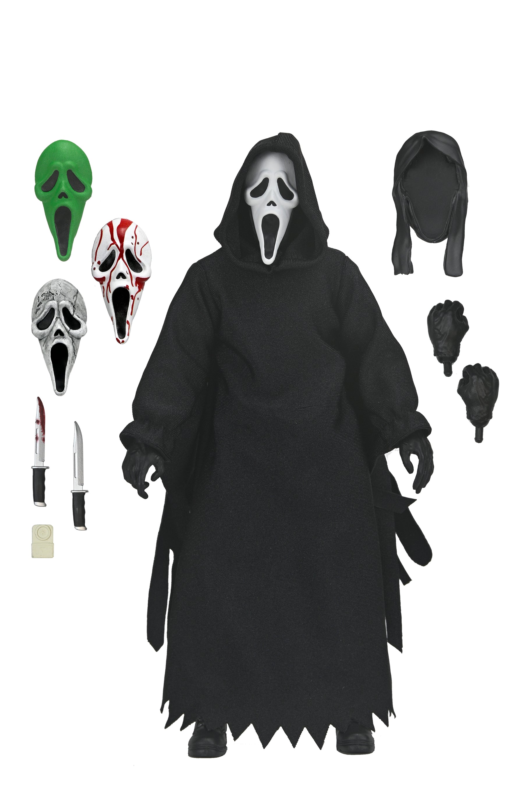 NECA - Scream - Ghostface (Updated Version) 8" Clothed Action Figure (Pre-Order Ships October 2025)