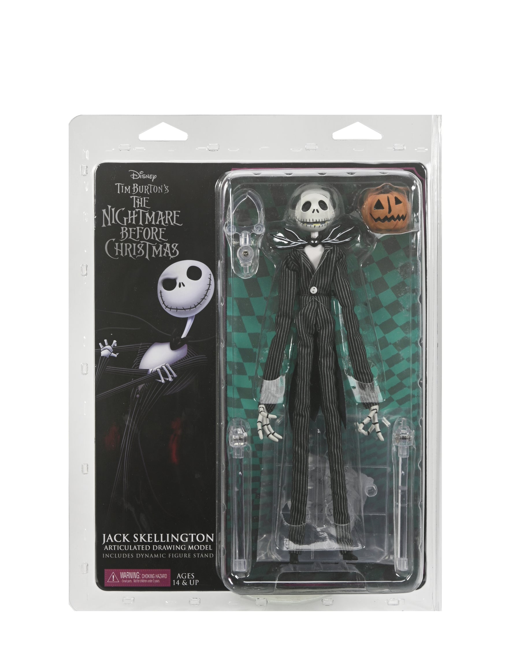 NECA - Nightmare Before Christmas - Jack Skellington with Pumpkin Articulated Figure