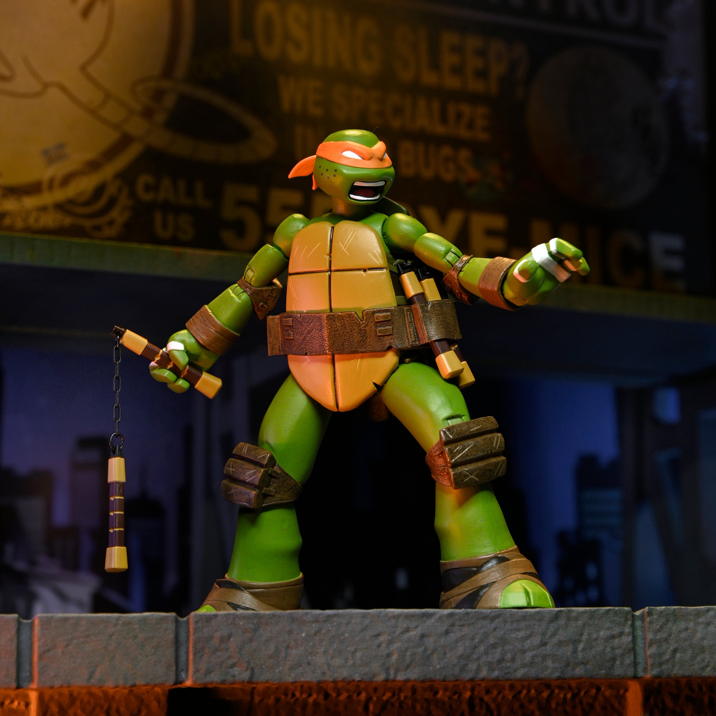 NECA - TMNT (2012 Cartoon Series) 7" Scale Action Figure Bundle 4-Pack